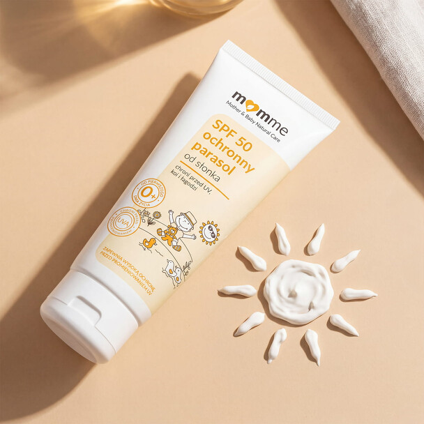Ochronny parasol od słonka, krem przeciwsłoneczny z filtrem SPF 50, 50 ml /MomMe