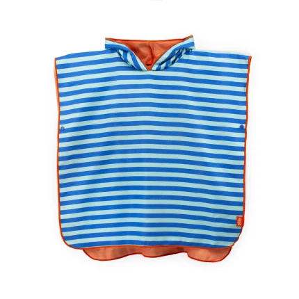 Dwustronne poncho kąpielowe dla dzieci Ocean / QUUT