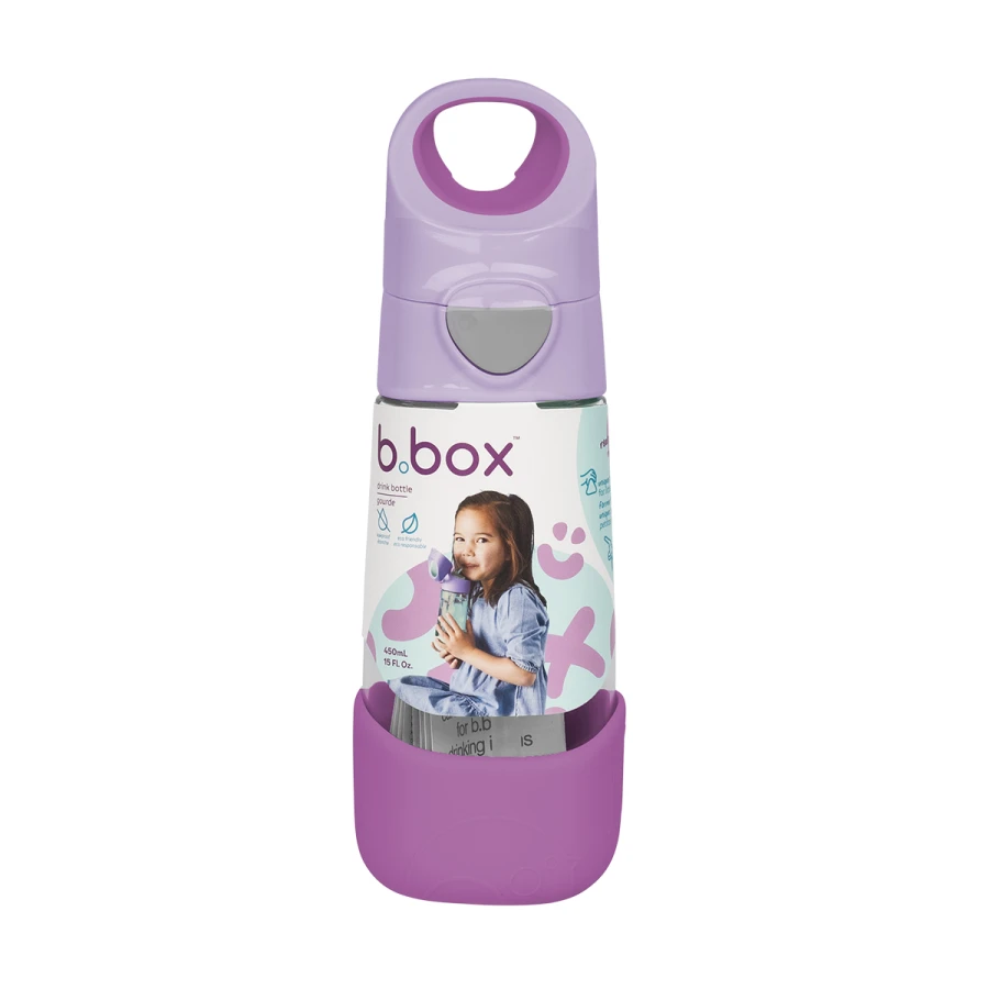 Tritanowa butelka ze słomką Sugar Plum / b.box
