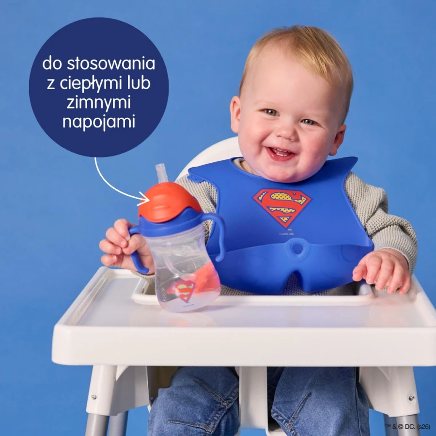 Śliniak z otwartą kieszonką Superman / b.box