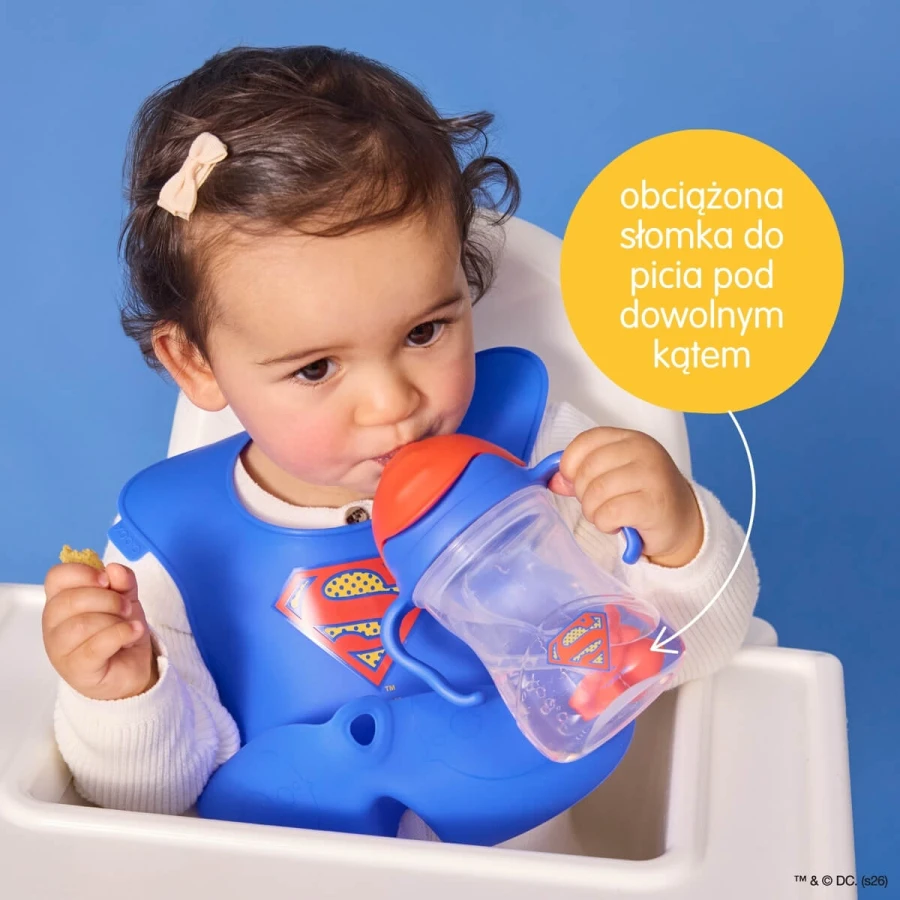 Śliniak z otwartą kieszonką Superman / b.box