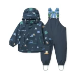 Komplet przeciwdeszczowy Manu - Cars, Classic navy / Liewood