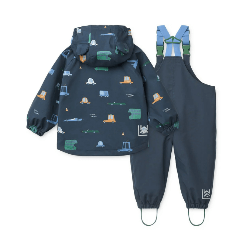 Komplet przeciwdeszczowy Manu - Cars, Classic navy / Liewood