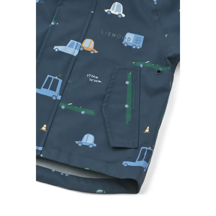 Komplet przeciwdeszczowy Manu - Cars, Classic navy / Liewood
