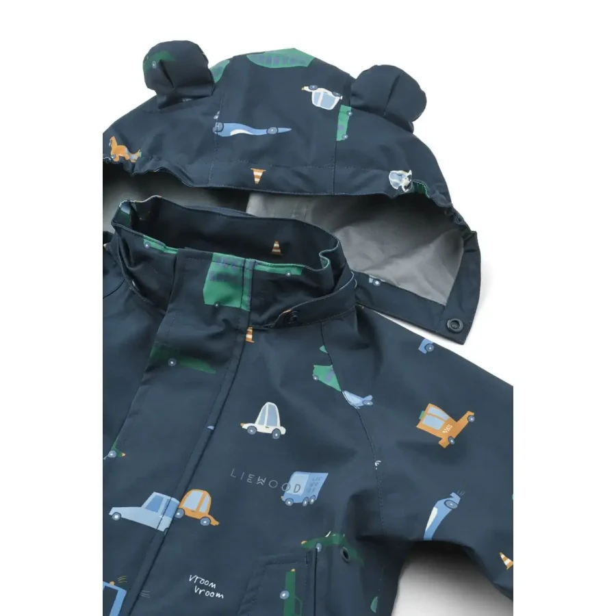 Komplet przeciwdeszczowy Manu - Cars, Classic navy / Liewood