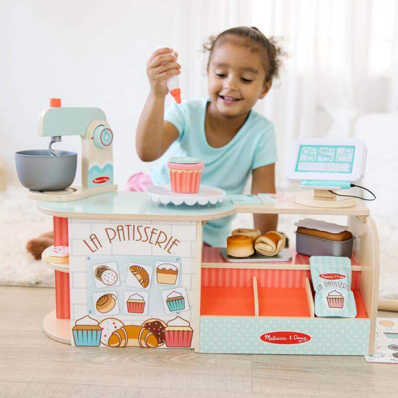USZKODZONE OPAKOWANIE: Drewniana piekarnia z akcesoriami / Melissa & Doug