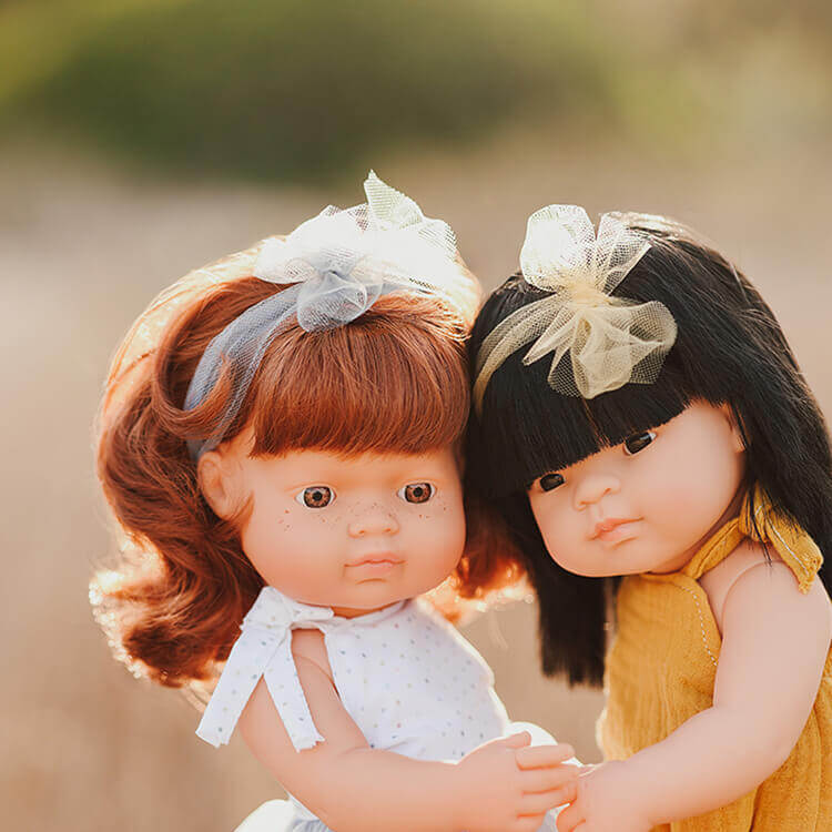 USZKODZONE OPAKOWANIE: Lalka dziewczynka Azjatka My Friends & Me, 38cm / Miniland Doll