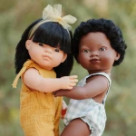 USZKODZONE OPAKOWANIE: Lalka dziewczynka Azjatka My Friends & Me, 38cm / Miniland Doll