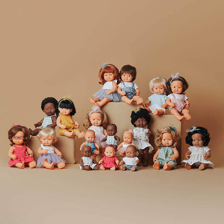 USZKODZONE OPAKOWANIE: Lalka dziewczynka Azjatka My Friends & Me, 38cm / Miniland Doll