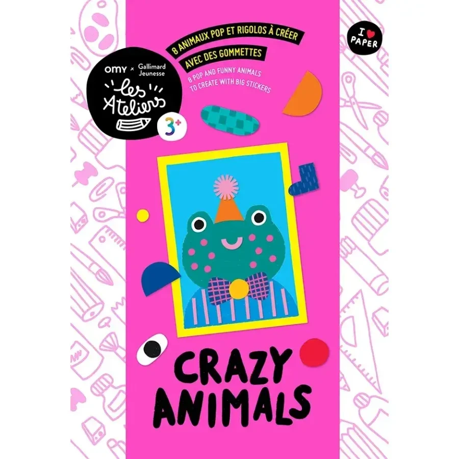 Crazy Animals - kreatywna zabawa / OMY X GALLIMARD