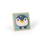 Drewniane puzzle Pingwinek / Bigjigs Toys