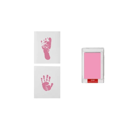 Beztuszowy zestaw do odcisków - pink / Happy Hands