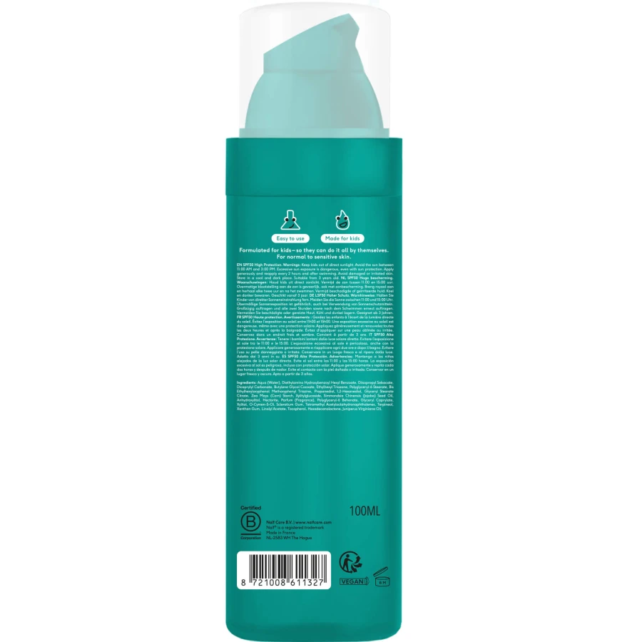 Krem przeciwsłoneczny SPF 50 dla dzieci, 100 ml / Naif