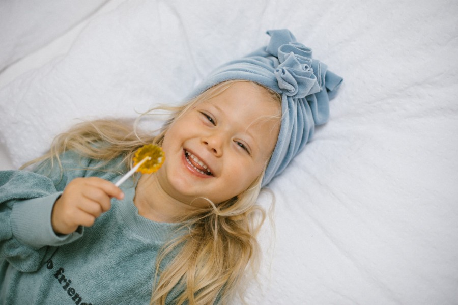 Turban Velvet Ice Blue RÓŻNE ROZMIARY / Looks by LUKS