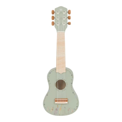 Drewniana gitara zielona Safari Friends FSC / Little Dutch