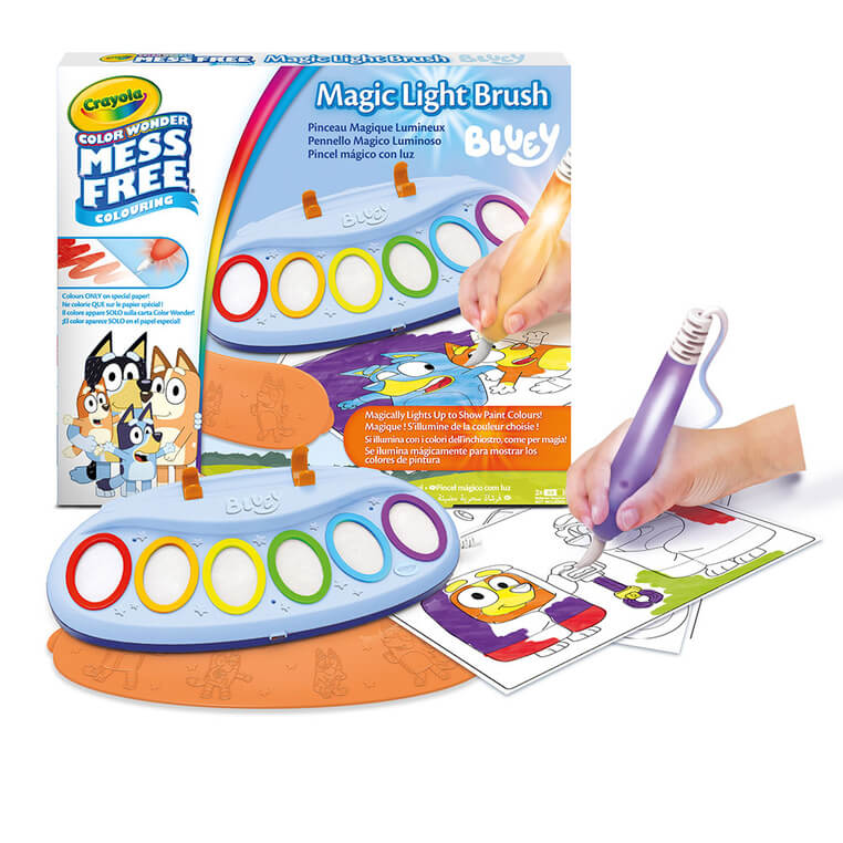 Magiczny pędzelek do malowania światłem Color Wonder Mess Free Bluey 3+ / Crayola