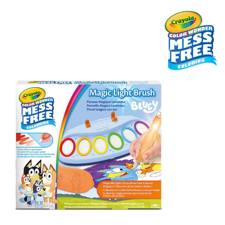 Magiczny pędzelek do malowania światłem Color Wonder Mess Free Bluey 3+ / Crayola