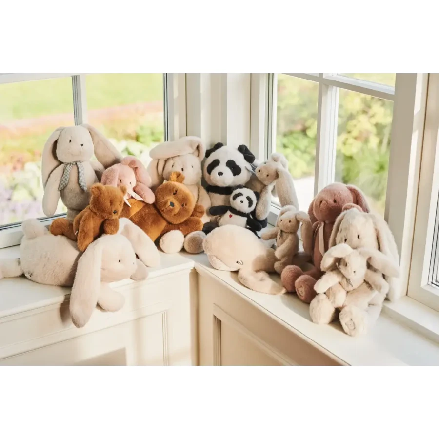Pluszowa Panda Berto - Sandy, Dark grey / Liewood