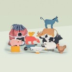 Drewniane figurki do zabawy - zwierzęta zagrodowe / Tender Leaf Toys