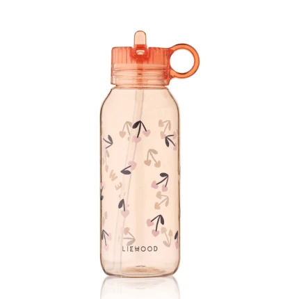Butelka tritanowa Yang, 500 ml - Cherry heart, Rosey / Liewood