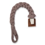 Warkoczykowa zawieszka do smoczka Pacifer holder Caffe Latte / Hi Little One