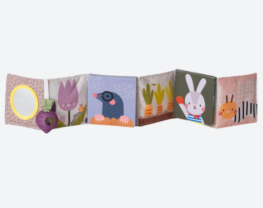 Dwustronna książeczka sensoryczna - Urban Garden / Taf Toys