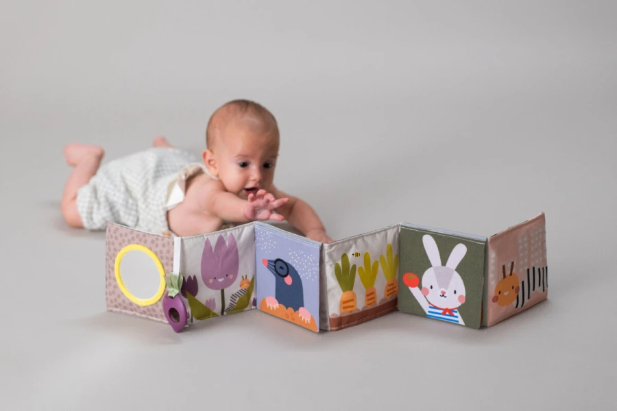 Dwustronna książeczka sensoryczna - Urban Garden / Taf Toys