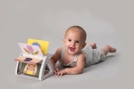 Obracająca się książeczka grzechocząca Tummy Time / Taf Toys