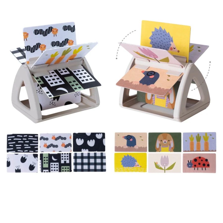 Obracająca się książeczka grzechocząca Tummy Time / Taf Toys