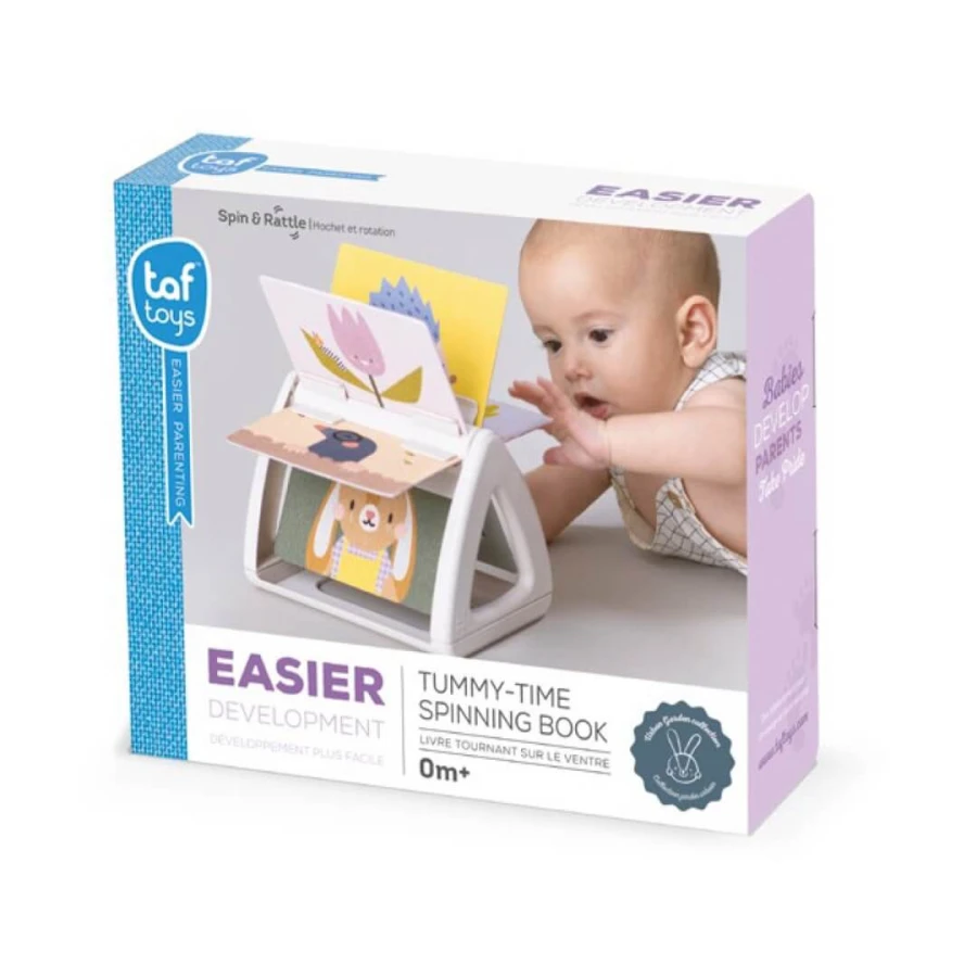 Obracająca się książeczka grzechocząca Tummy Time / Taf Toys