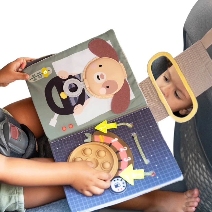 Książeczka manipulacyjna Wesoła Podróż / Taf Toys