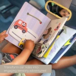 Książeczka manipulacyjna Wesoła Podróż / Taf Toys