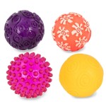Oddballs – zestaw czterech piłek sensorycznych / B.Toys