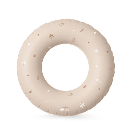 Dmuchane koło do pływania dla dzieci 3-6 lat (15-30 kg) - beżowe / SIPO