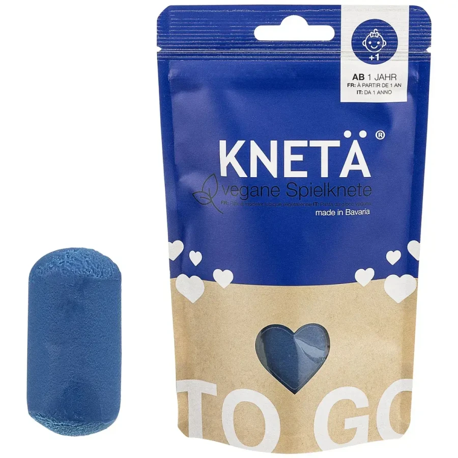 Wegańska masa plastyczna, 100g - niebieska / KNETA