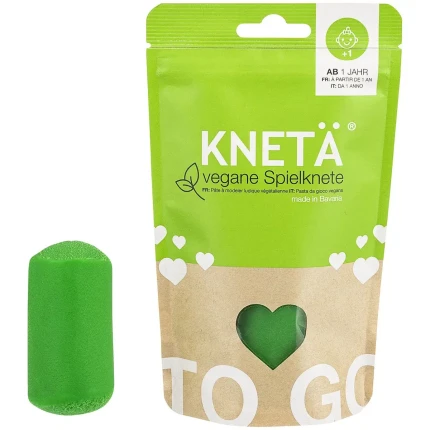 Wegańska masa plastyczna, 100g - zielona / KNETA