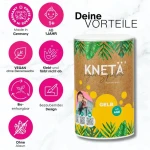 Wegańska masa plastyczna w puszce XXL, 1kg - żółta / KNETA