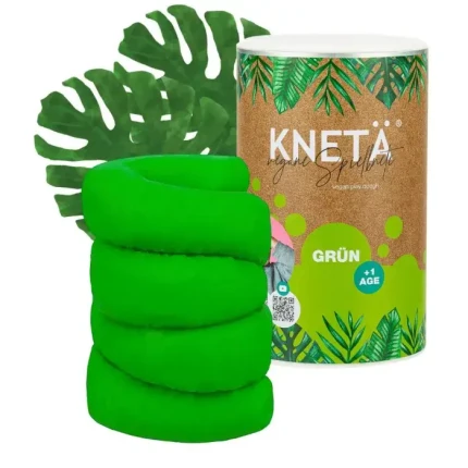 Wegańska masa plastyczna w puszce XXL, 1kg - zielona / KNETA