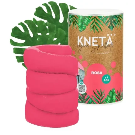 Wegańska masa plastyczna w puszce XXL, 1kg - rosa / KNETA