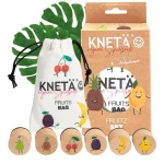Zestaw drewnianych stempli, 6szt. - Fruits / KNETA