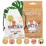 Zestaw drewnianych stempli, 6szt. - Happy Spring / KNETA