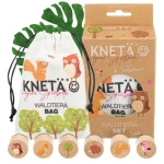 Zestaw drewnianych stempli, 6szt. - Forest Animals / KNETA