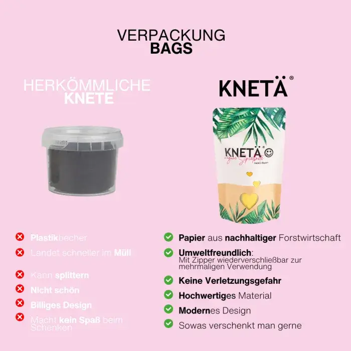 Zestaw 18 kolorów wegańskiej ciastoliny, 18x50g / KNETA