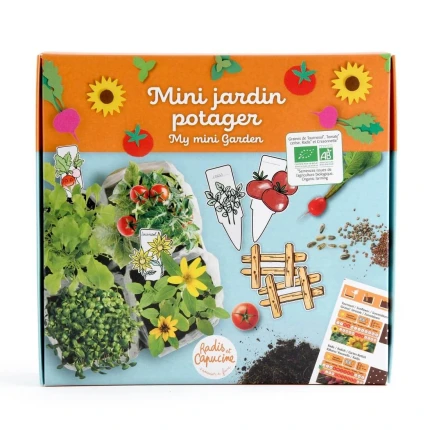 Zestaw do sadzenia nasion Mini ogródek warzywny / Radis et Capucine