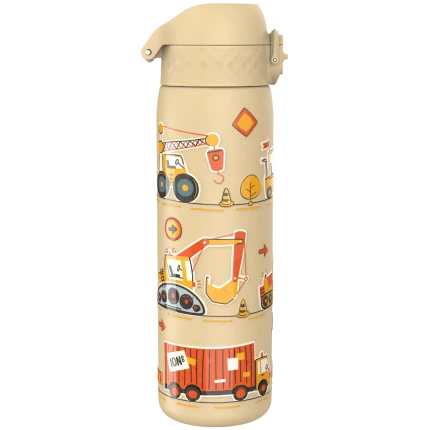 Stalowa butelka Single Wall - Construction Machines, 600ml / ION8® 