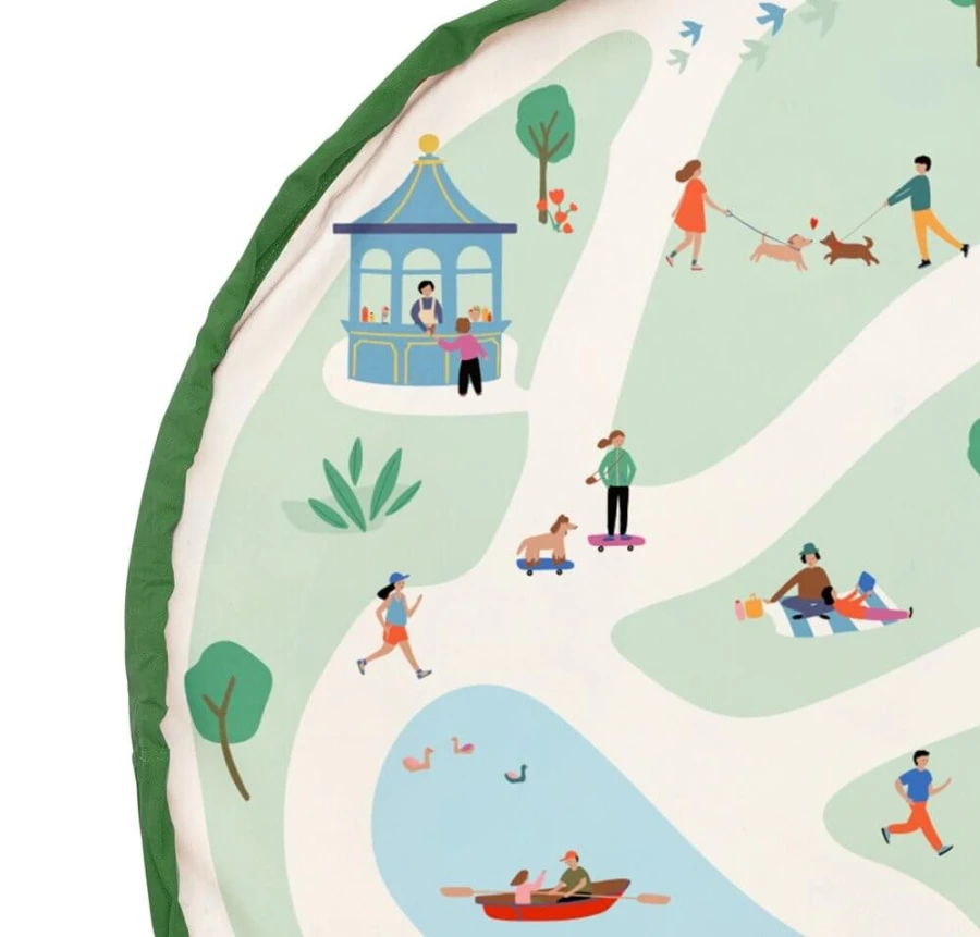 Worek na Zabawki i Mata do Zabawy NOOMAD Outdoor 2w1 - Parc / Play&Go