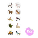 Stempel z naklejkami - Farma / Apli kids