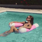 Hamak wodny - Pool Party Magenta / Sunny Life