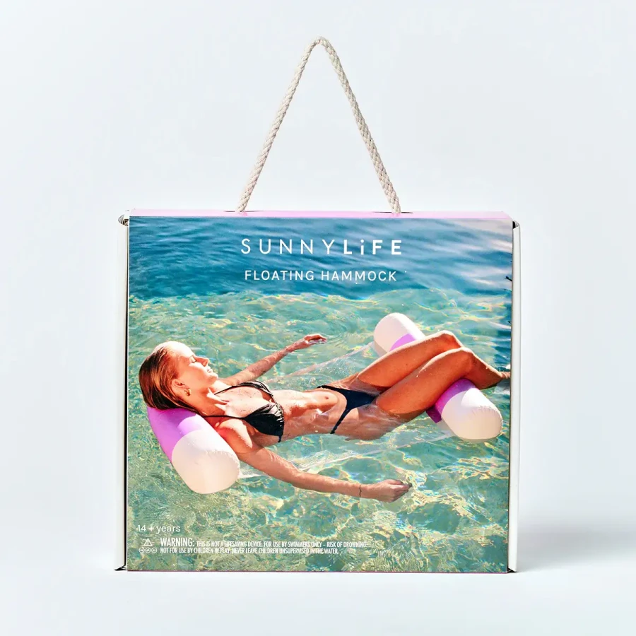 Hamak wodny - Pool Party Magenta / Sunny Life
