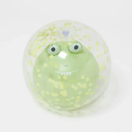 Nadmuchiwana piłka plażowa 3D Cookie the Croc - Light Khaki / Sunny Life